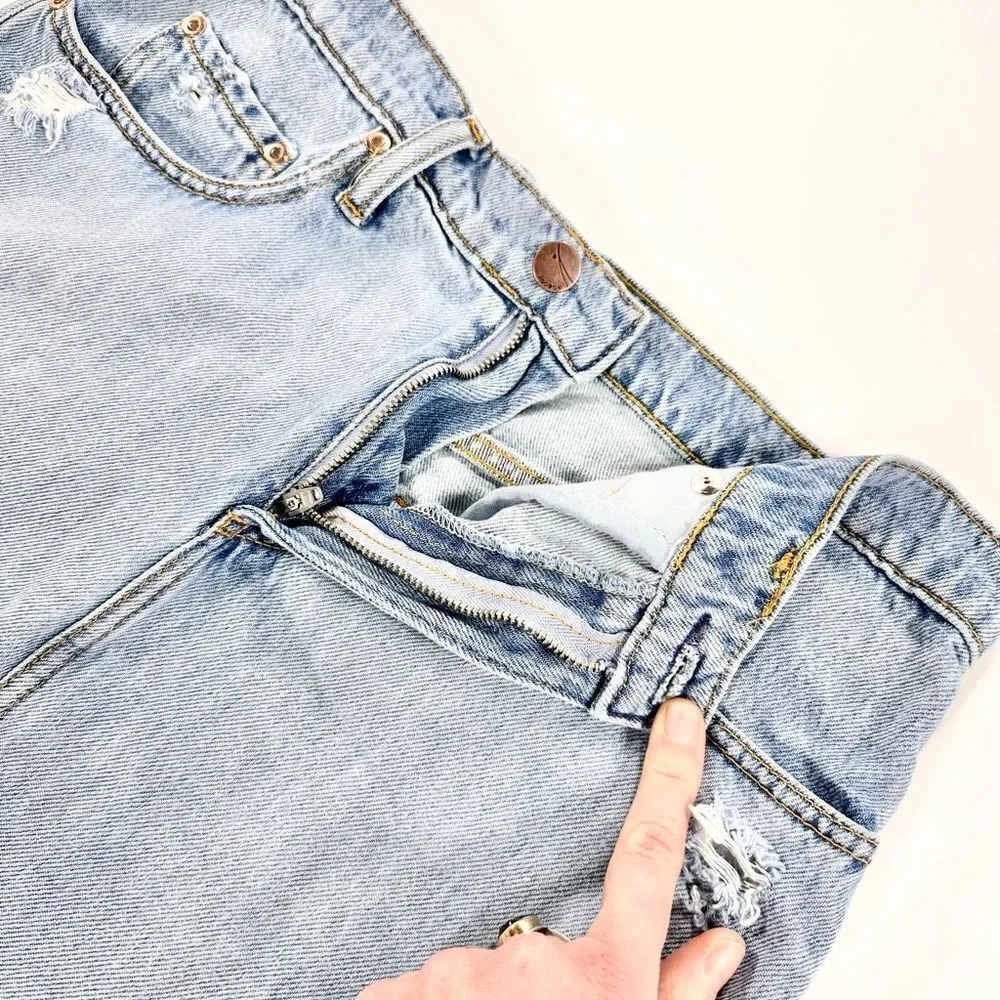 Nobody cut off jean skirt 28